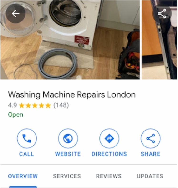 Washing Machine Repairs London