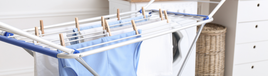 Winter Laundry Room Organization